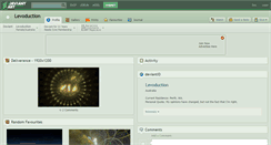 Desktop Screenshot of levoduction.deviantart.com