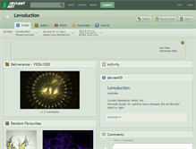 Tablet Screenshot of levoduction.deviantart.com