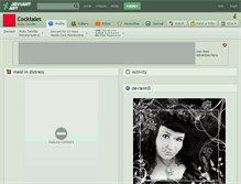 Tablet Screenshot of cocktales.deviantart.com