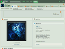 Tablet Screenshot of mythara.deviantart.com