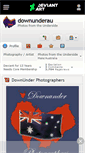 Mobile Screenshot of downunderau.deviantart.com