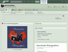 Tablet Screenshot of downunderau.deviantart.com