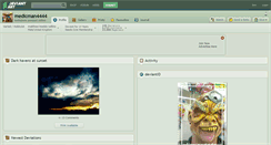 Desktop Screenshot of medicman4444.deviantart.com