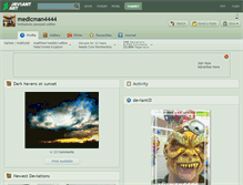Tablet Screenshot of medicman4444.deviantart.com