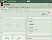 Tablet Screenshot of just-nudes.deviantart.com