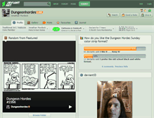 Tablet Screenshot of dungeonhordes.deviantart.com