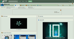 Desktop Screenshot of deino-erd.deviantart.com