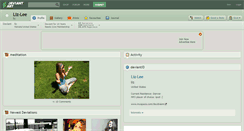 Desktop Screenshot of liz-lee.deviantart.com