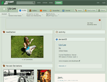 Tablet Screenshot of liz-lee.deviantart.com