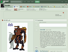 Tablet Screenshot of keydan.deviantart.com