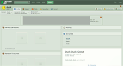 Desktop Screenshot of duck.deviantart.com