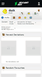 Mobile Screenshot of duck.deviantart.com