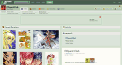 Desktop Screenshot of elfquestclub.deviantart.com