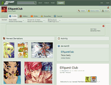 Tablet Screenshot of elfquestclub.deviantart.com