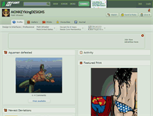Tablet Screenshot of monkeykingdesigns.deviantart.com
