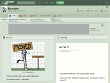 Tablet Screenshot of boundolo.deviantart.com