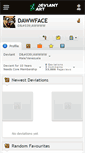 Mobile Screenshot of dawwface.deviantart.com