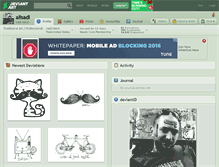 Tablet Screenshot of alisadi.deviantart.com