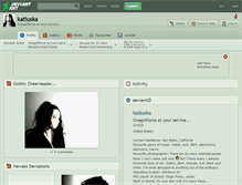 Tablet Screenshot of katiuska.deviantart.com