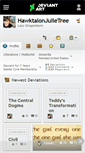 Mobile Screenshot of hawktalonjulietree.deviantart.com