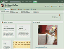 Tablet Screenshot of hawktalonjulietree.deviantart.com