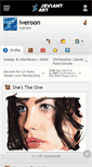 Mobile Screenshot of iveroon.deviantart.com