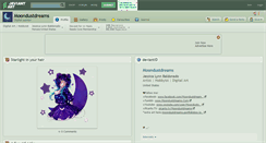 Desktop Screenshot of moondustdreams.deviantart.com