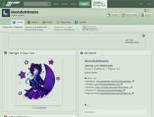 Tablet Screenshot of moondustdreams.deviantart.com