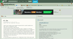 Desktop Screenshot of animefreakforever.deviantart.com