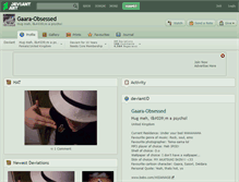 Tablet Screenshot of gaara-obsessed.deviantart.com
