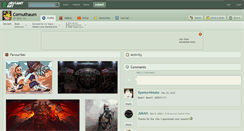 Desktop Screenshot of cornuthaum.deviantart.com