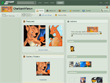 Tablet Screenshot of charizard-fans.deviantart.com