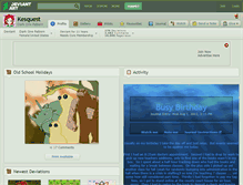 Tablet Screenshot of kesquest.deviantart.com