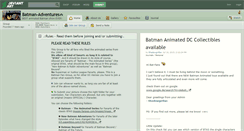 Desktop Screenshot of batman-adventures.deviantart.com