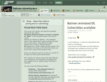 Tablet Screenshot of batman-adventures.deviantart.com