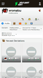 Mobile Screenshot of eromatsu.deviantart.com
