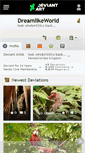 Mobile Screenshot of dreamlikeworld.deviantart.com