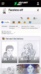Mobile Screenshot of faceless-elf.deviantart.com