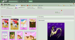 Desktop Screenshot of bella--sara.deviantart.com