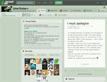 Tablet Screenshot of jokerxbatsy.deviantart.com