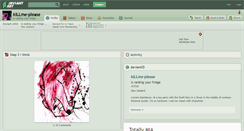 Desktop Screenshot of killme-please.deviantart.com