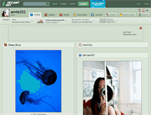 Tablet Screenshot of annie252.deviantart.com