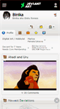 Mobile Screenshot of binika.deviantart.com