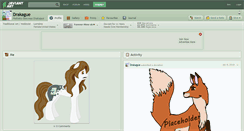 Desktop Screenshot of drakague.deviantart.com