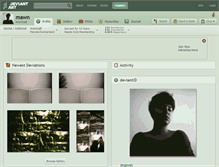 Tablet Screenshot of mawn.deviantart.com