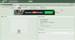 Desktop Screenshot of necromensrea.deviantart.com