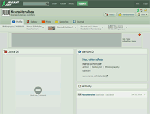 Tablet Screenshot of necromensrea.deviantart.com