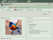 Tablet Screenshot of deseonocturno.deviantart.com
