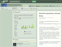 Tablet Screenshot of deviant-anonymous.deviantart.com