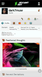 Mobile Screenshot of dark7muse.deviantart.com